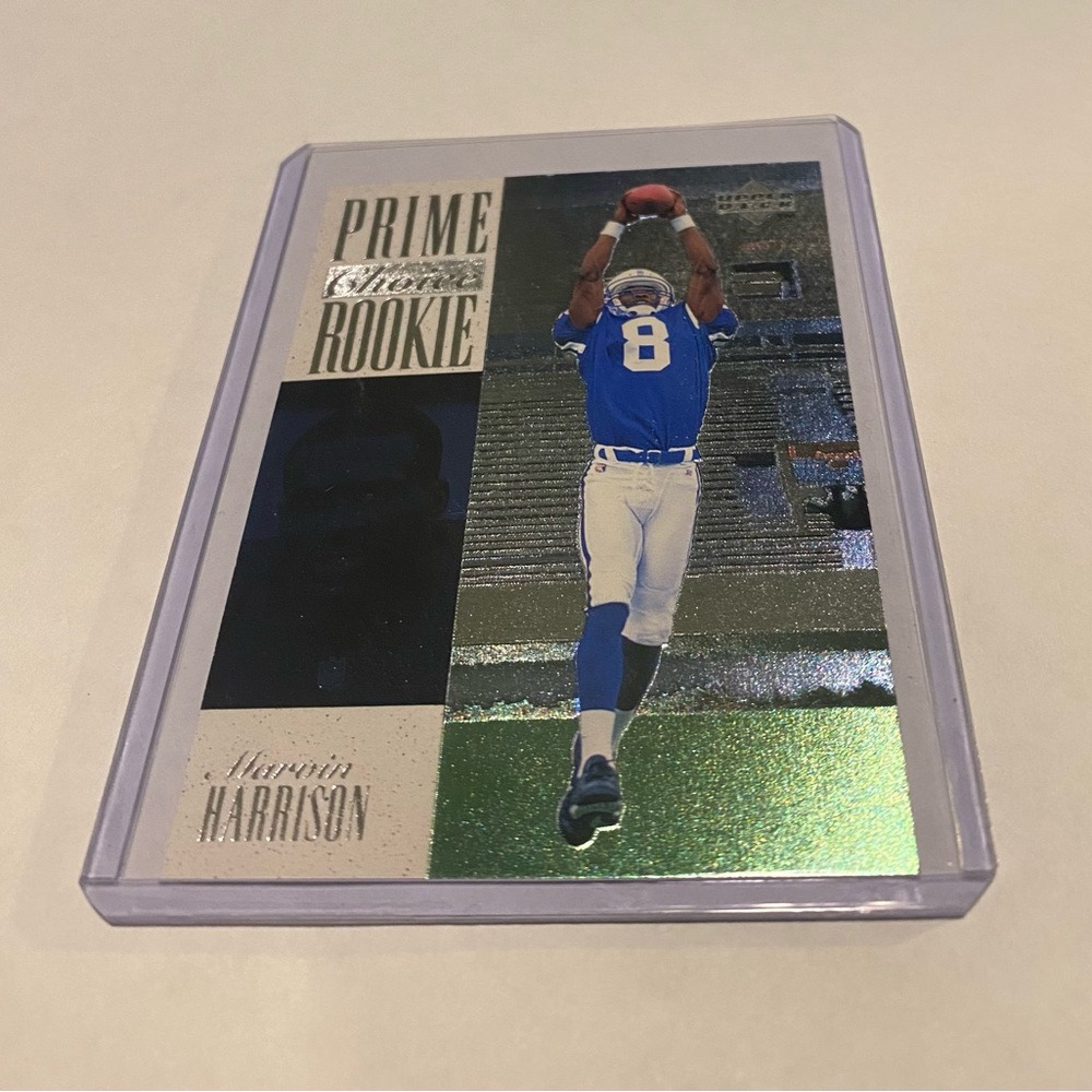 Marvin Harrison RC Rookie 1996 Upper Deck Silver Prime Choice Football Card